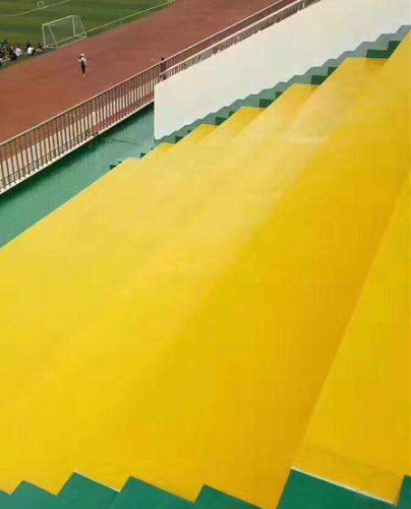 兴化球场台阶翻新修补改造